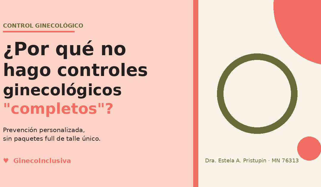 qué se hace en un control ginecológico