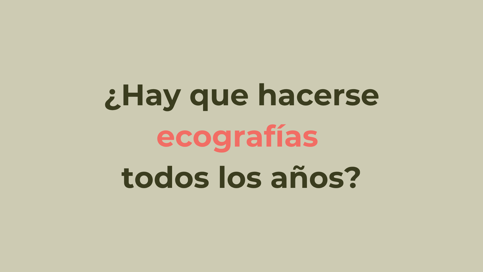 portada del artículo sobre ecografía ginecológica de rutina: ¿hay que hacerlas todos los años?