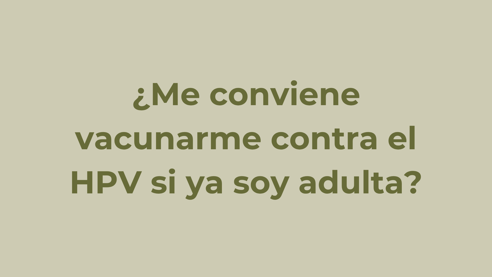 Vacuna contra el HPV en adultos
